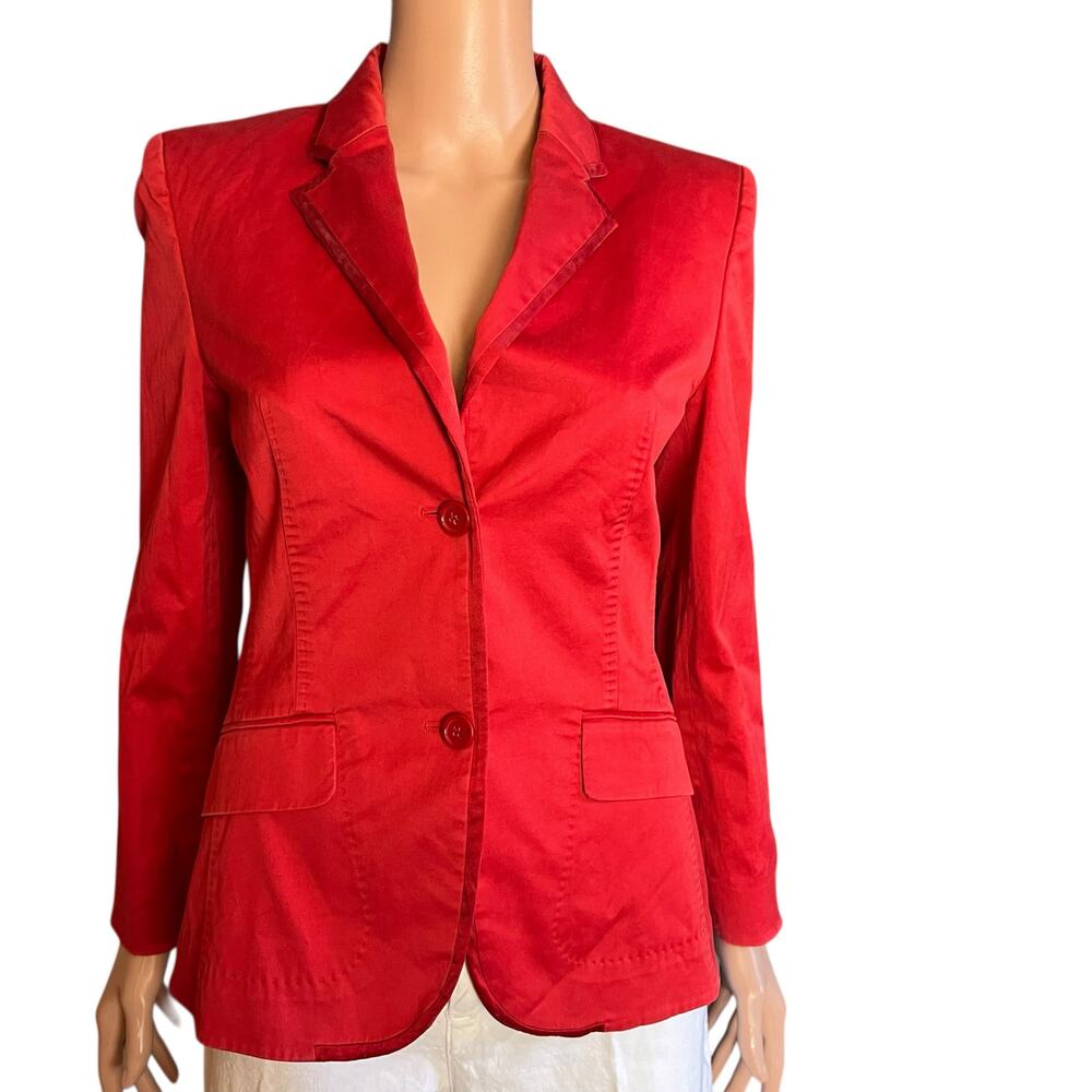 Hugo Boss HUGO Red Sateen Blazer Womens 4 Vintage Tailored Jacket Slovenia